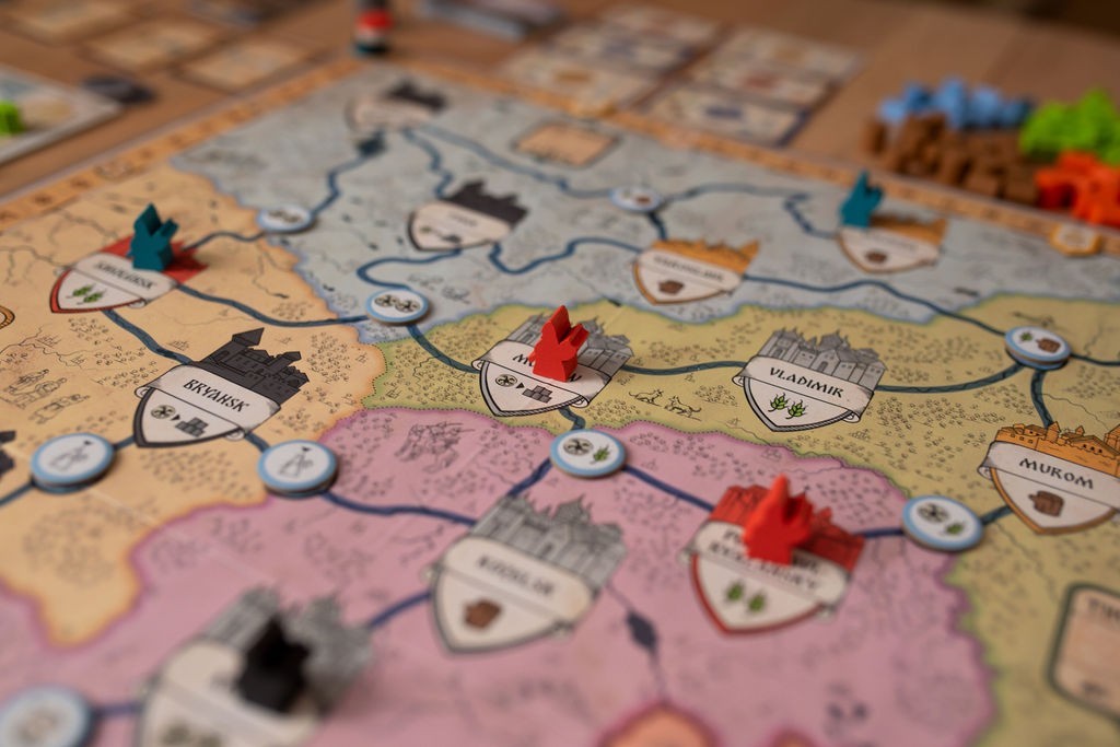 The First Tsar: Ivan the Terrible Board Game + Upgrades Pack 25th Century Games