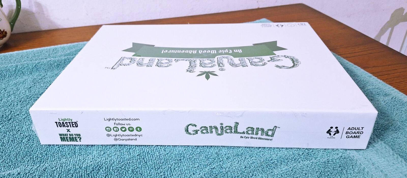 New/Sealed! Ganjaland – The Epic Weed Adventure Board Game