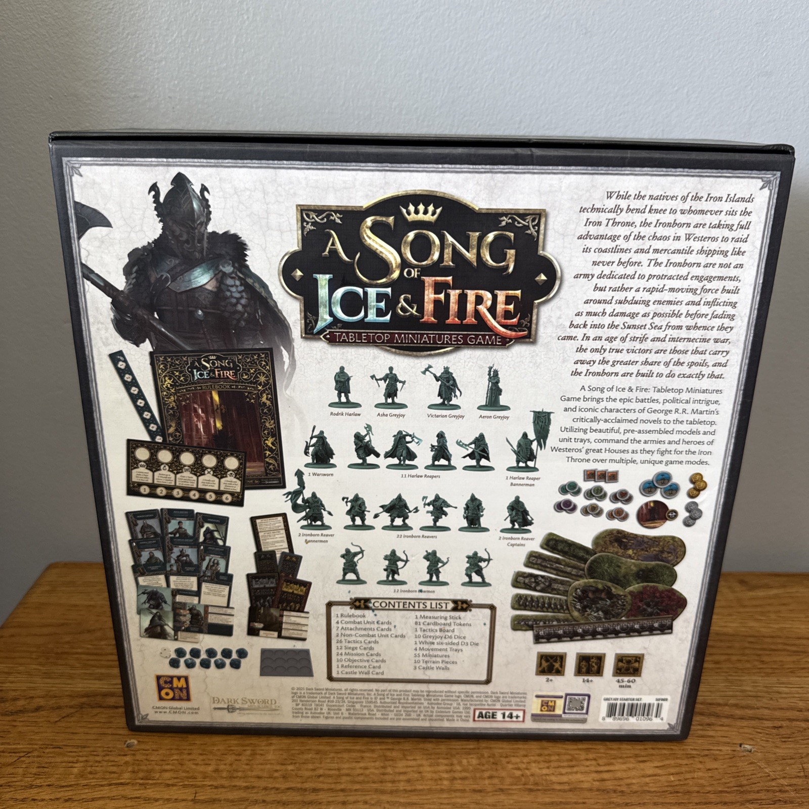 A Song of Ice and Fire Miniatures Games – Greyjoy Starter Set NEW In Opened Box