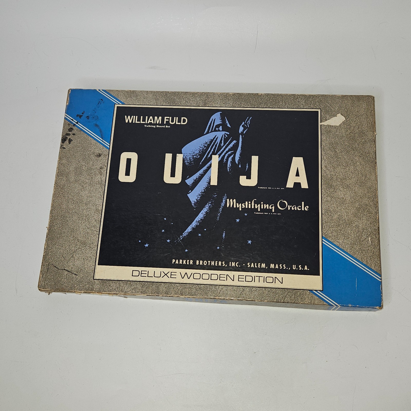 1967 Ouija Board Parker Brothers No.602 William Fuld Wooden Deluxe Edition Rare
