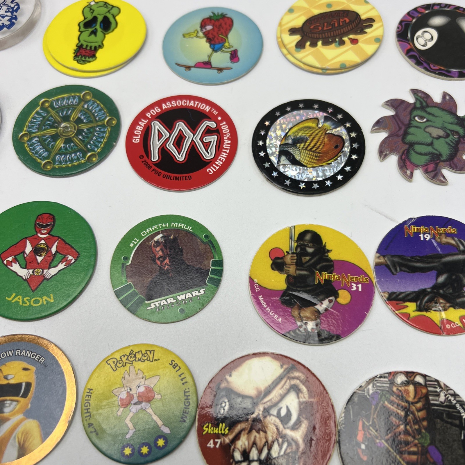 POG Collection – Lot of 50 POGs Plus 5 Slammers -see Photos T4562