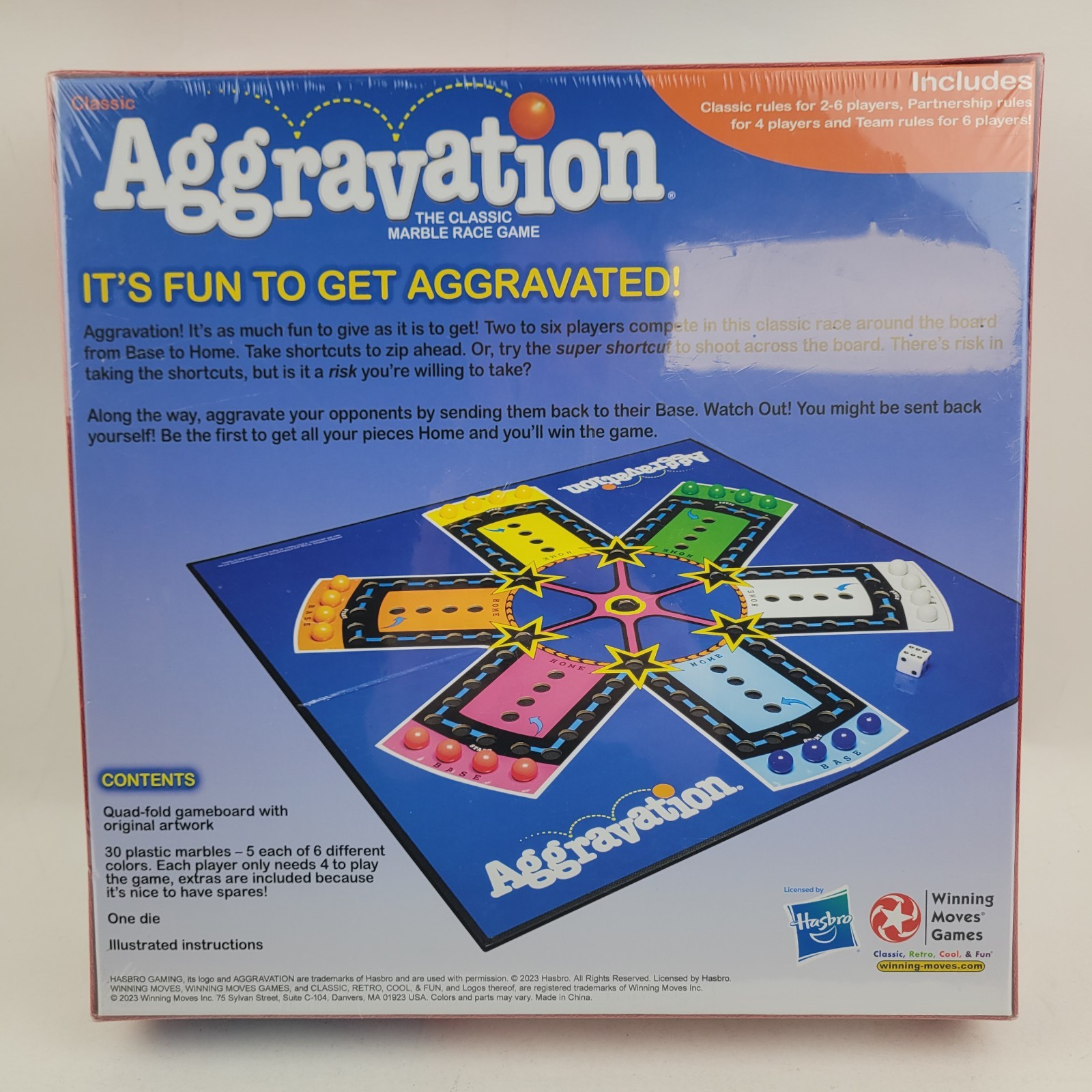 Aggravation Board Game – Family Game Night Kids & Adults Original Retro Classic