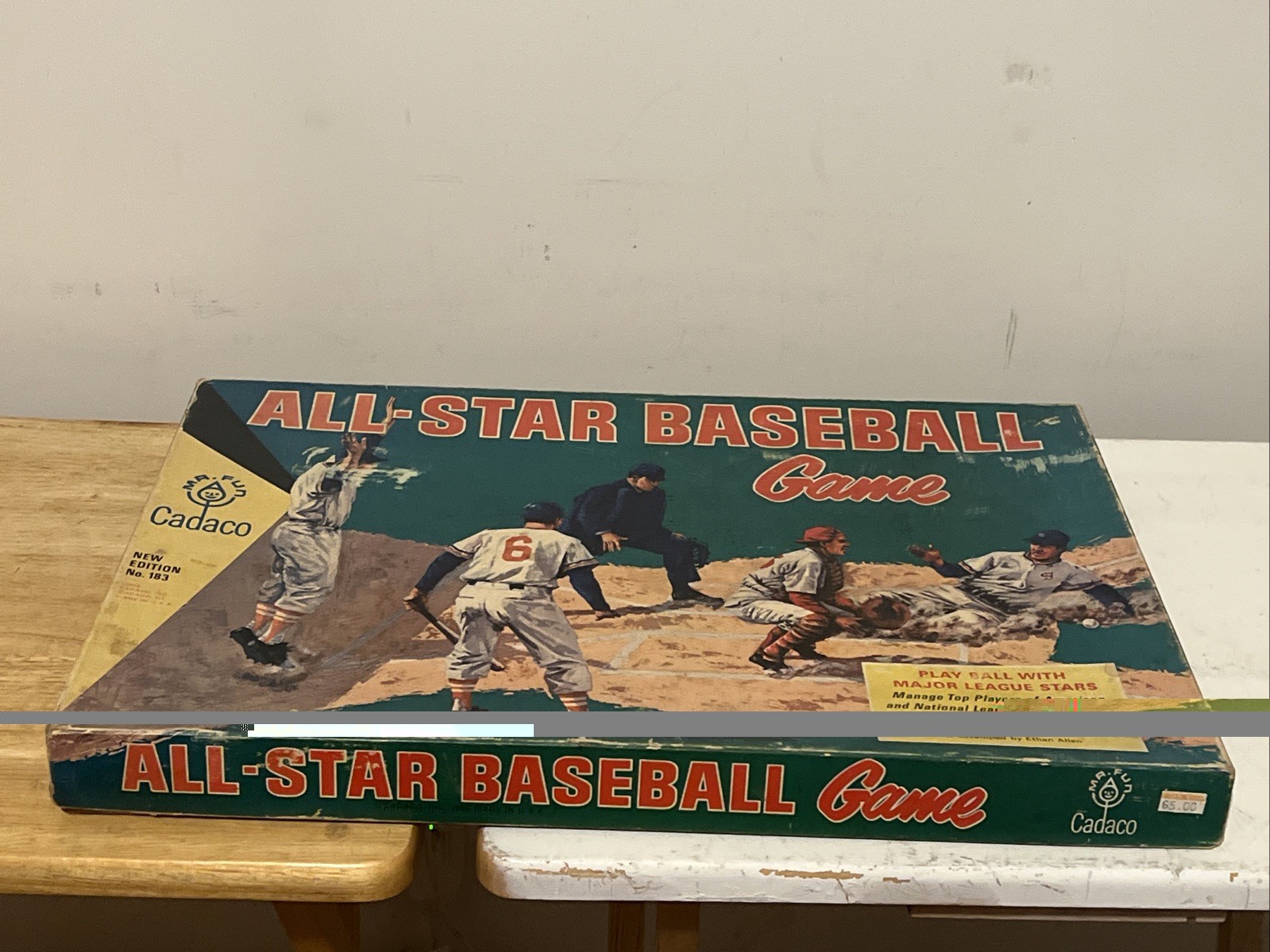All Star Baseball Game 1966 By Cadaco Edition 183 Complete In Excellent Shape