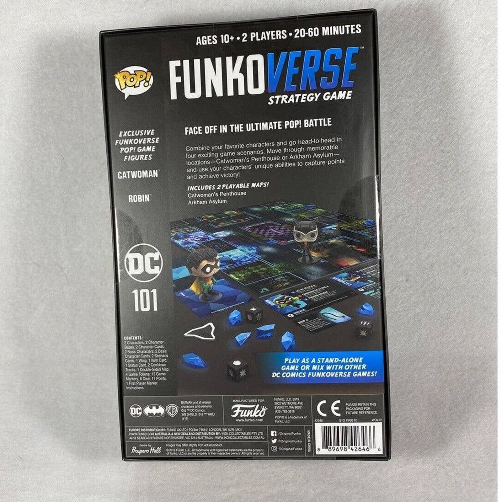 Funko PoP Funkoverse DC Strategy Game 101 with Catwoman & Robin