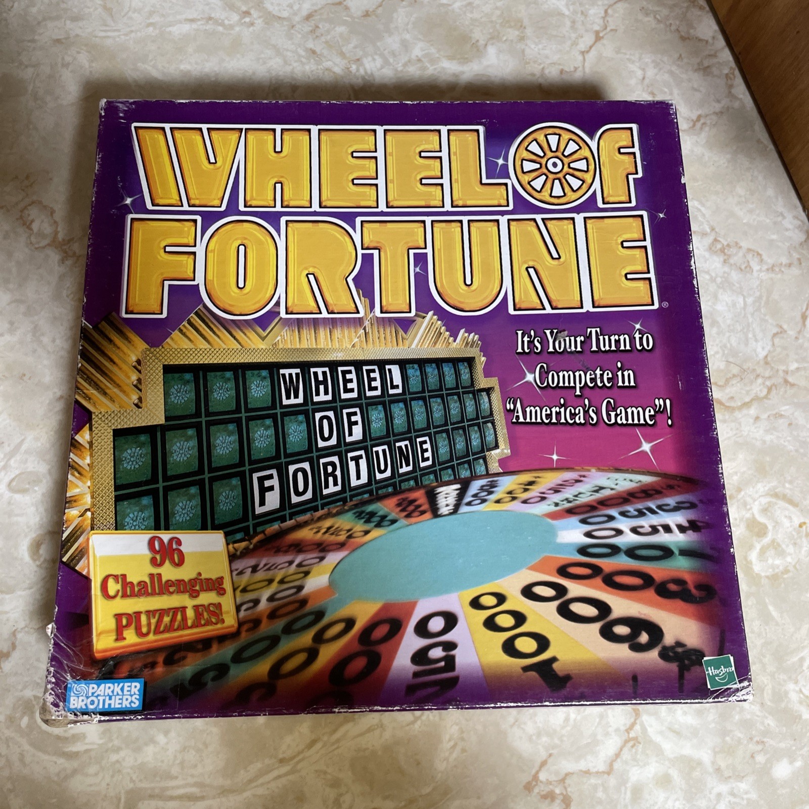 Vintage 1999 Parker Brothers Hasbro WHEEL OF FORTUNE Game Complete