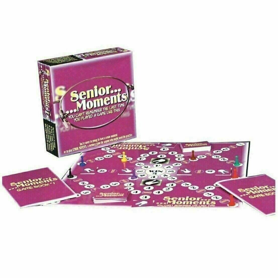Senior Moments Game Family Party Humorous Memory Age 12 and Up New Sealed