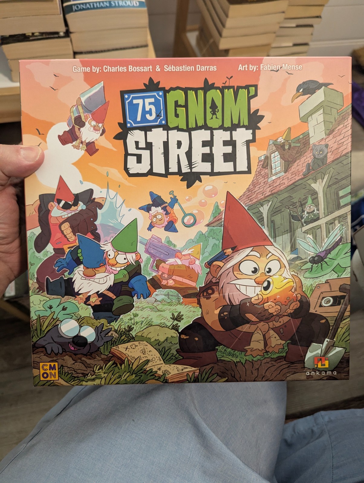 75 GNOM’ STREET Board Game 100% COMPLETE 2016 Area Control Game GNOME