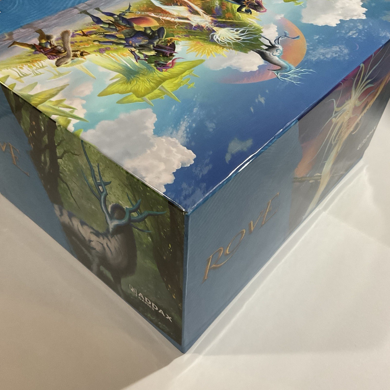 ROVE Board Game Addax Games – Miniatures + Deluxe Dice Set – Excellent Condition