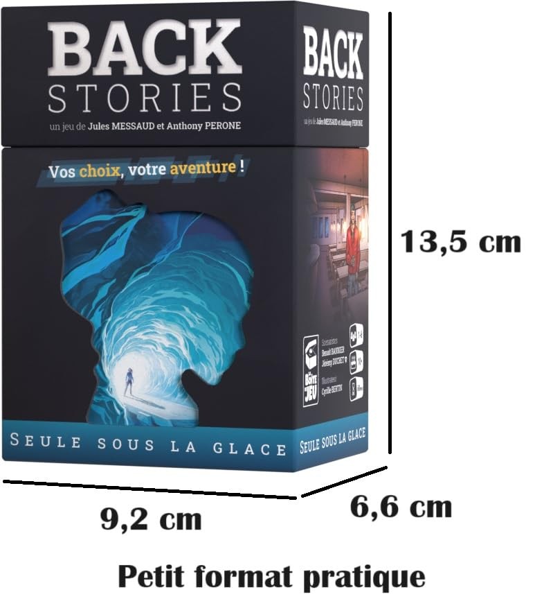 BACKSTORIES Seule sous LA Glace Jeu de société d’aventure Jeu d’exploratio…