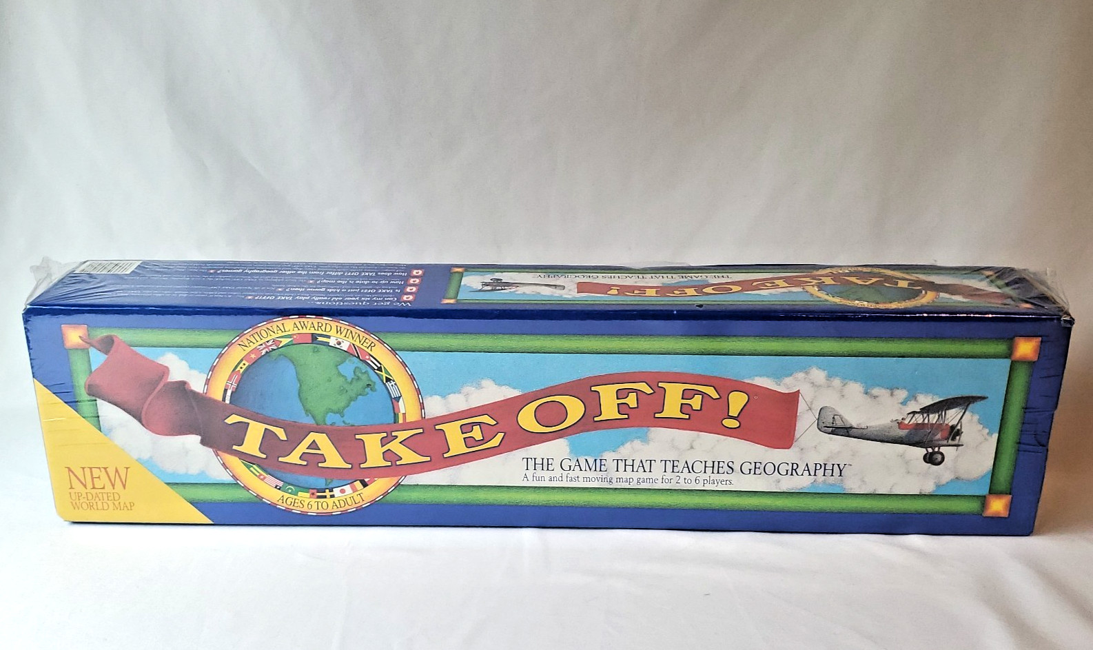Take Off! Board Game – The Game That Teaches Geography – NEW NIB