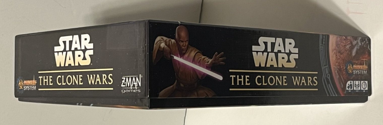 Star Wars: The Clone Wars Board Game Z-Man Games 100% Complete