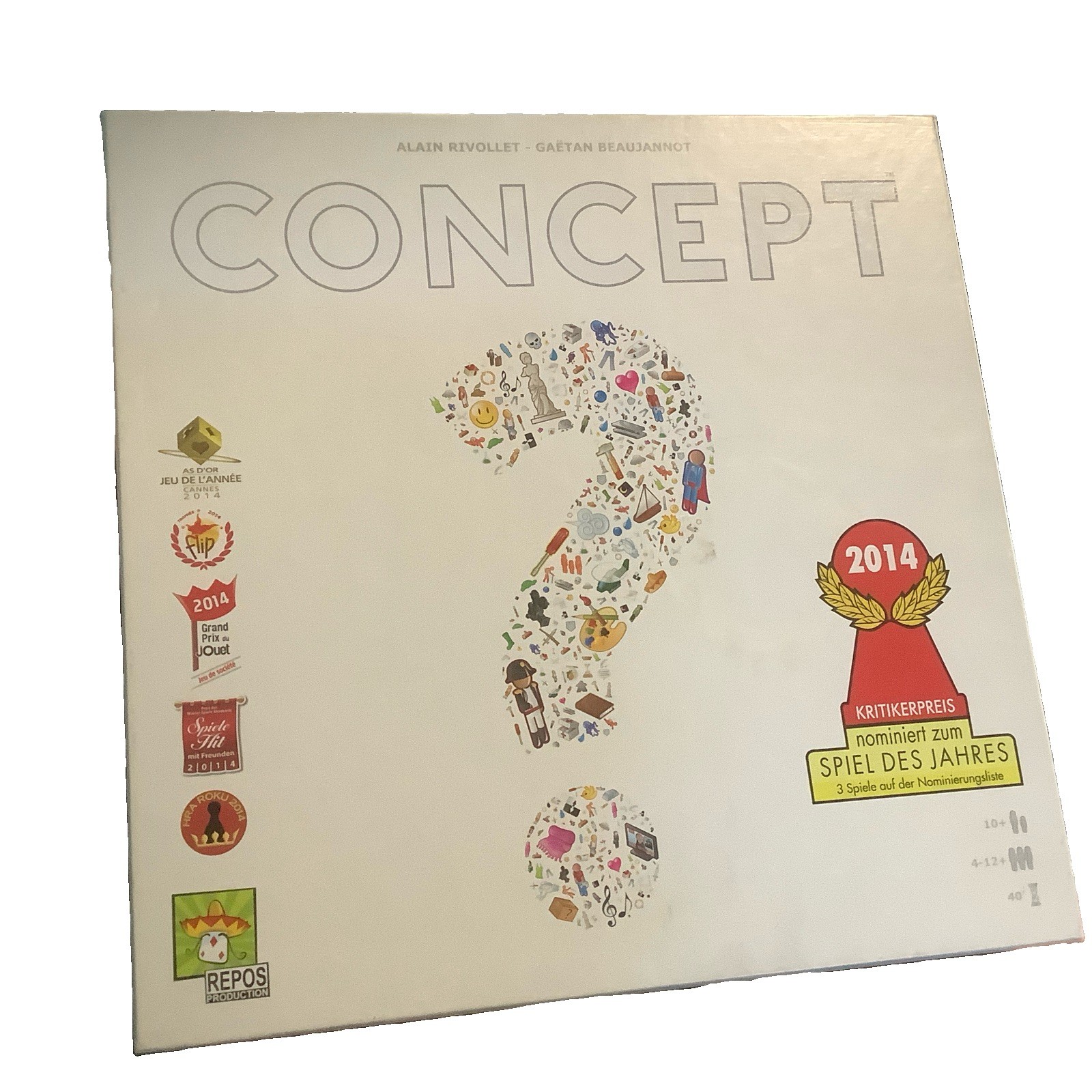 Concept Board Game Complete in Box Great Condition Repos Production