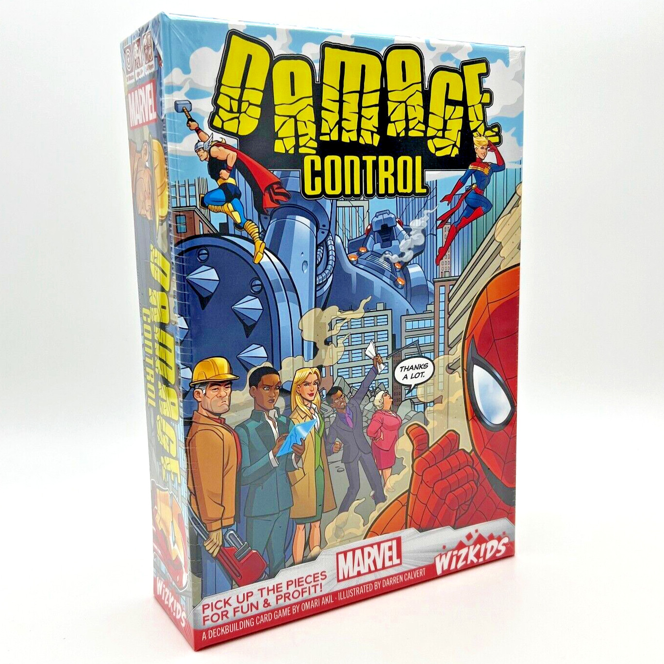 WizKids Marvel Comics DAMAGE CONTROL Board Game * NEW