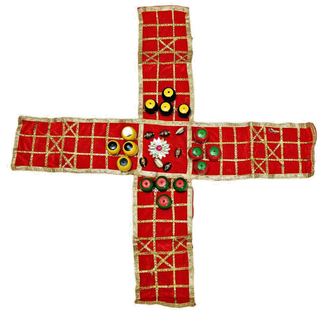 Ludo Cloth Board Game: Classic Parcheesi Family Fun