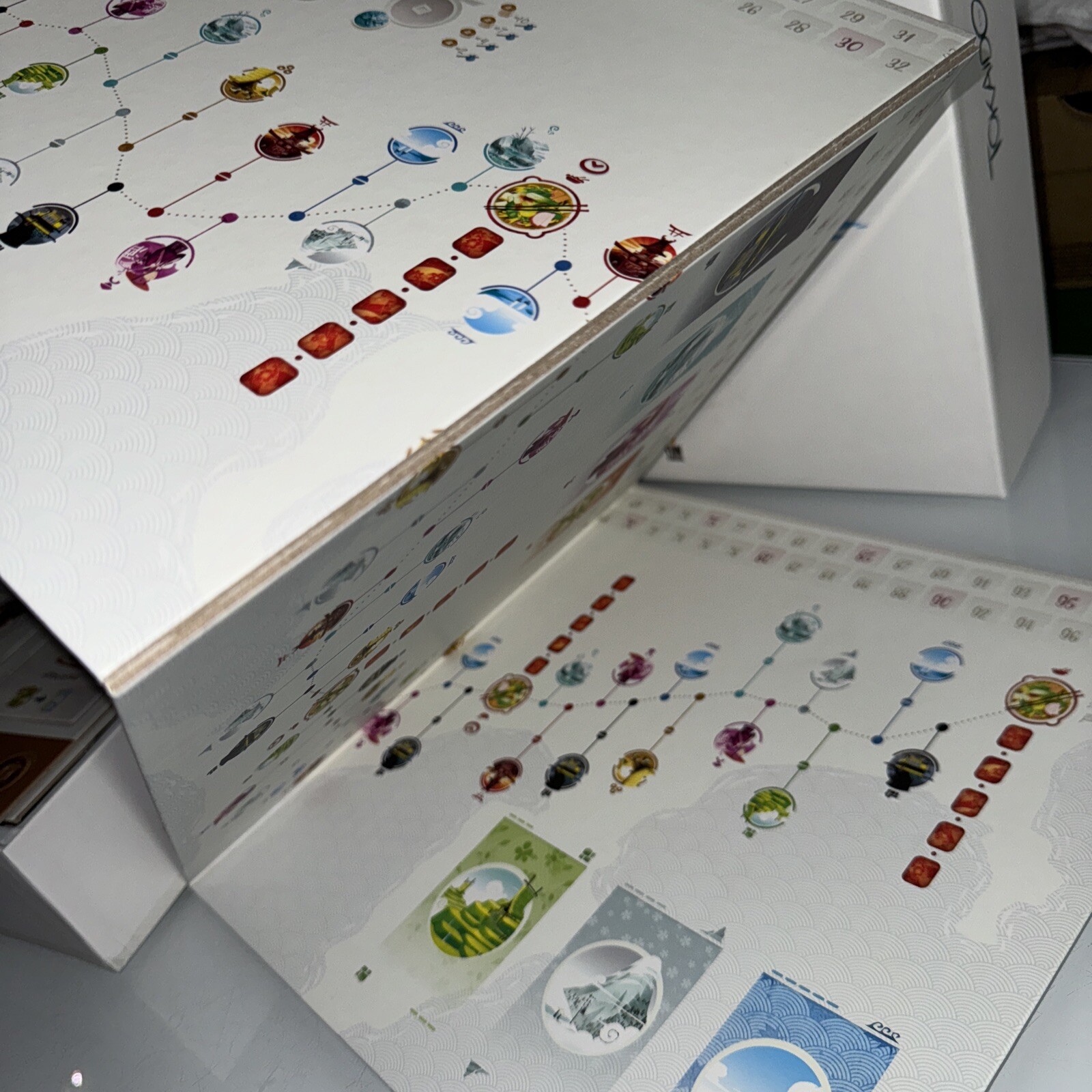 Tokaido Board Game Fun Forge UNPUNCHED / Excellent / Complete