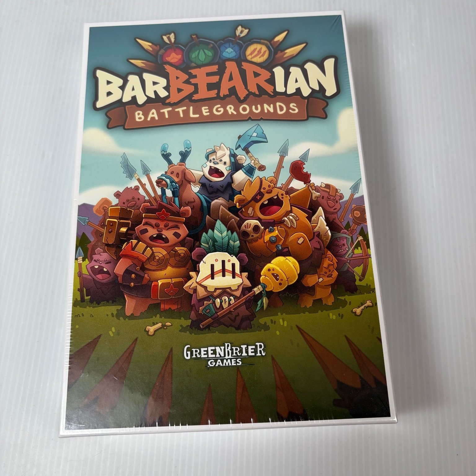 BARBEARIAN BATTLEGROUNDS Greenbrier Games Board Game 2-4 Players Ages 8+ 2018