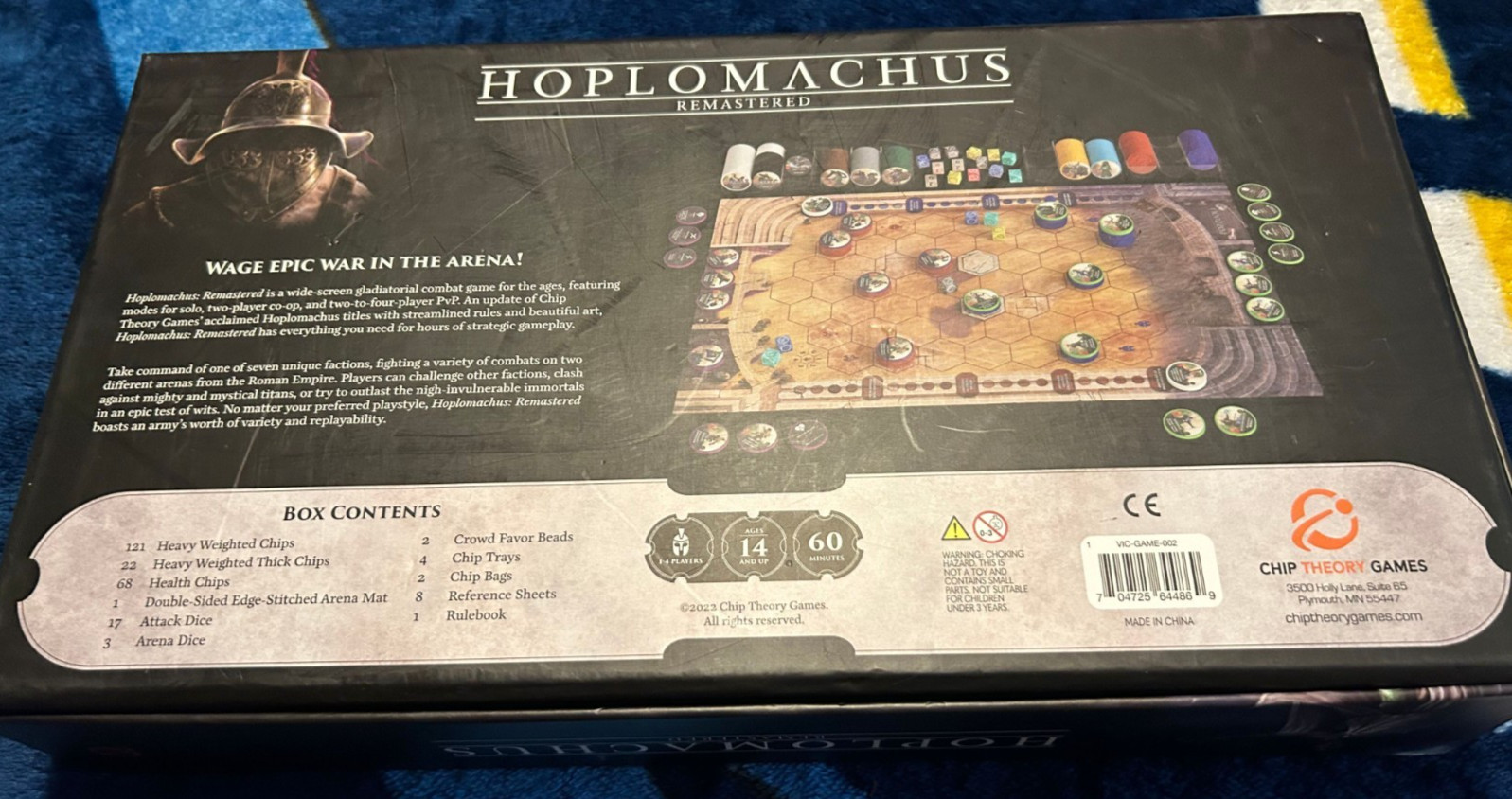 Chip Theory Games HOPLOMACHUS Remastered: Wage Epic War in the Arena! Board Game