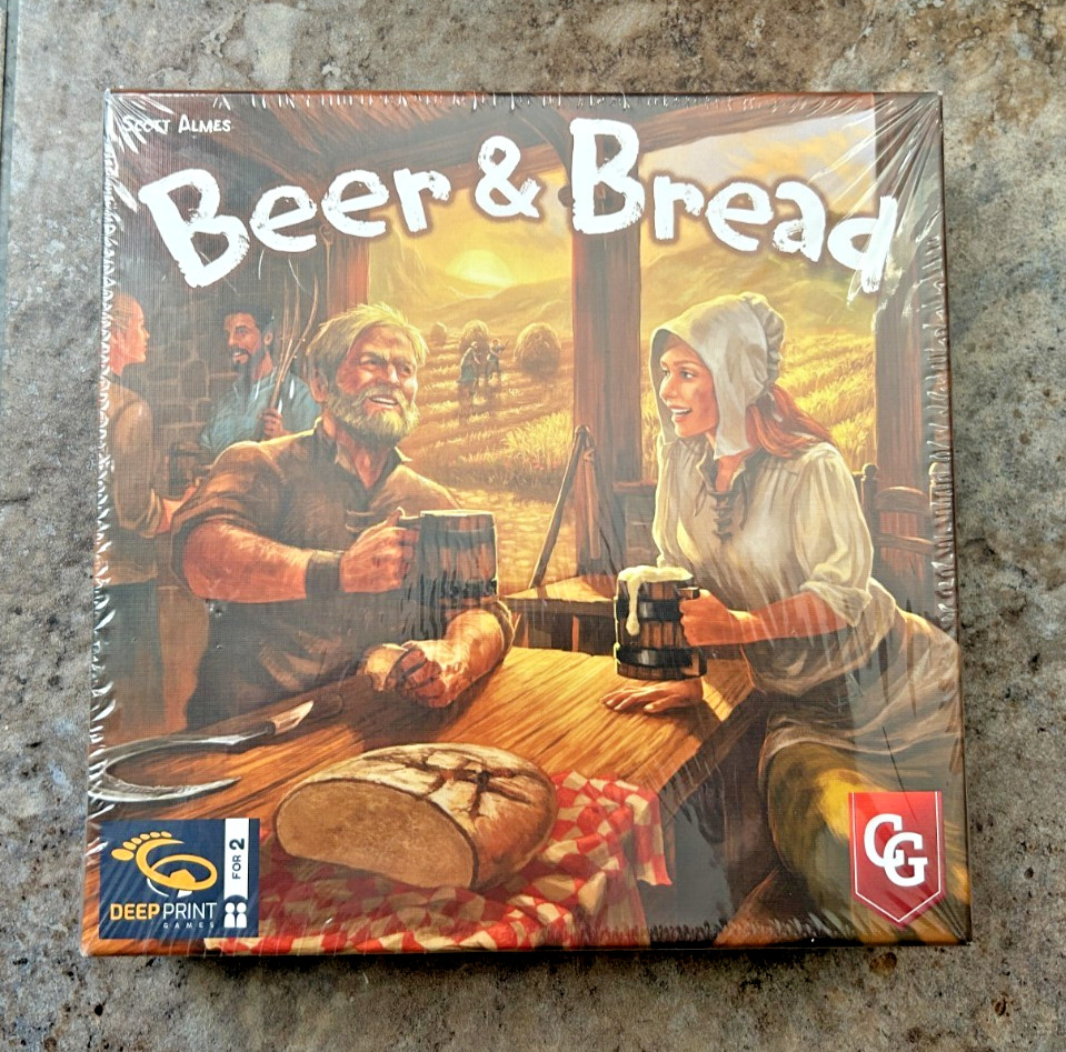 NEW Beer & Bread Board Game by Capstone Games In Shrink Wrap Plastic