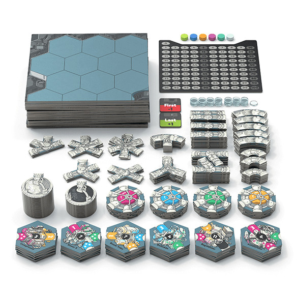 Factory Funner Family Board Game Allplay Tile Placement Solo