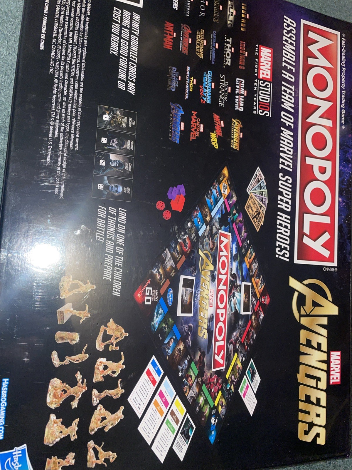 Hasbro Marvel Avengers Edition Monopoly Complete SEALED In Box NEW