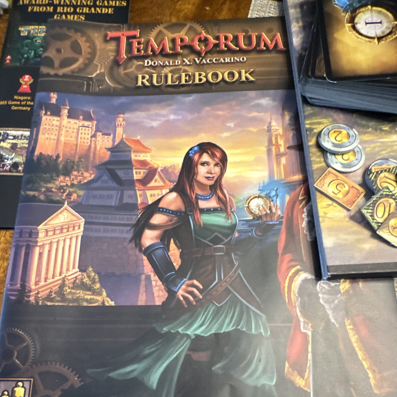 Rio Grande Games Temporum Strategy Board Game 2+ Players Ages 12+ 2005 RGG503