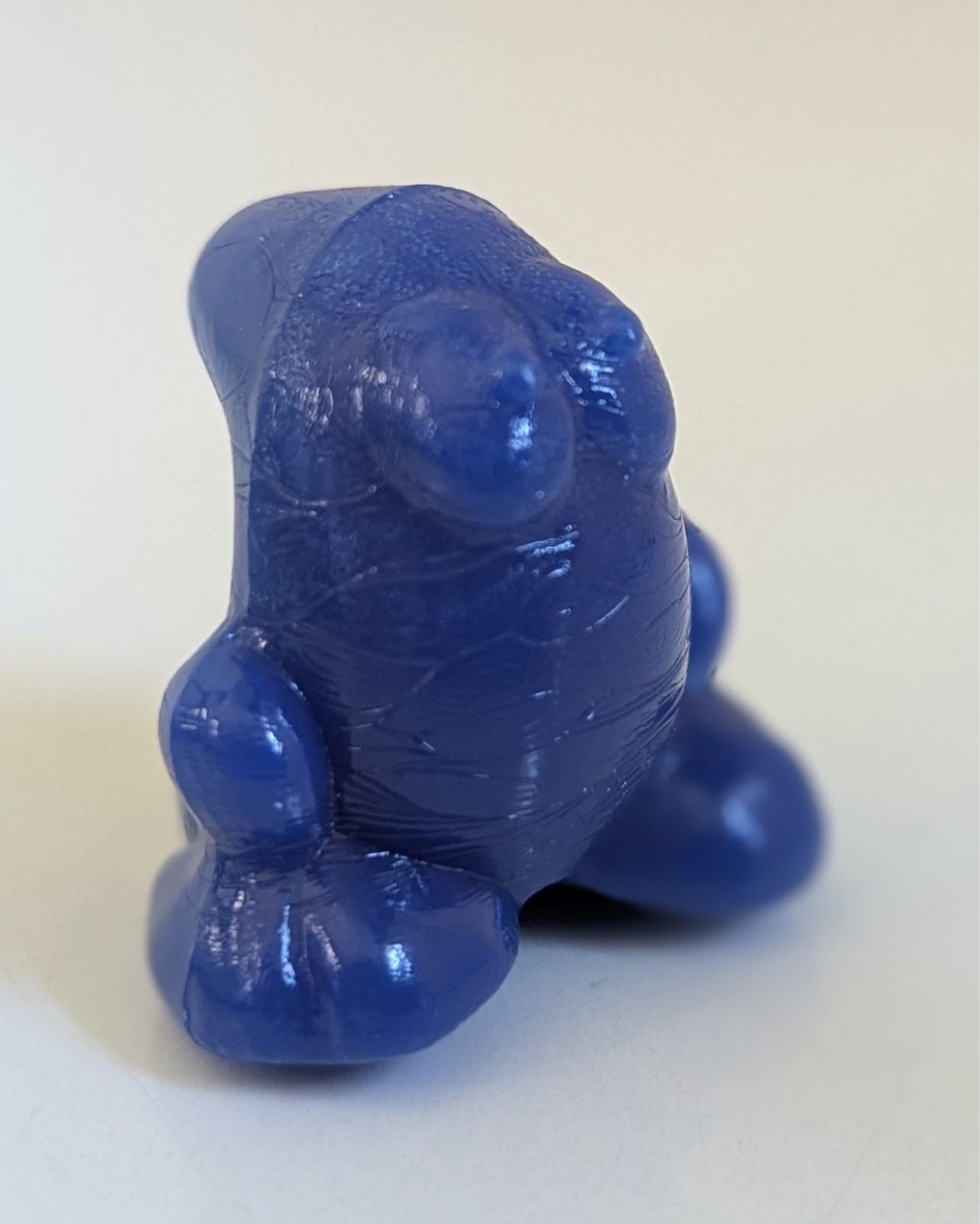 GOGO’S Vintage Solid Dark Royal BLUE EGGY CRAZY BONES Classic Original 1996 1″