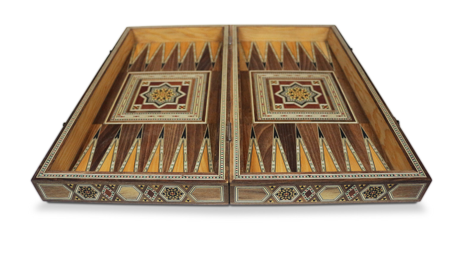 Wooden Backgammon/Chess Board Including Wooden Bricks BT525 S