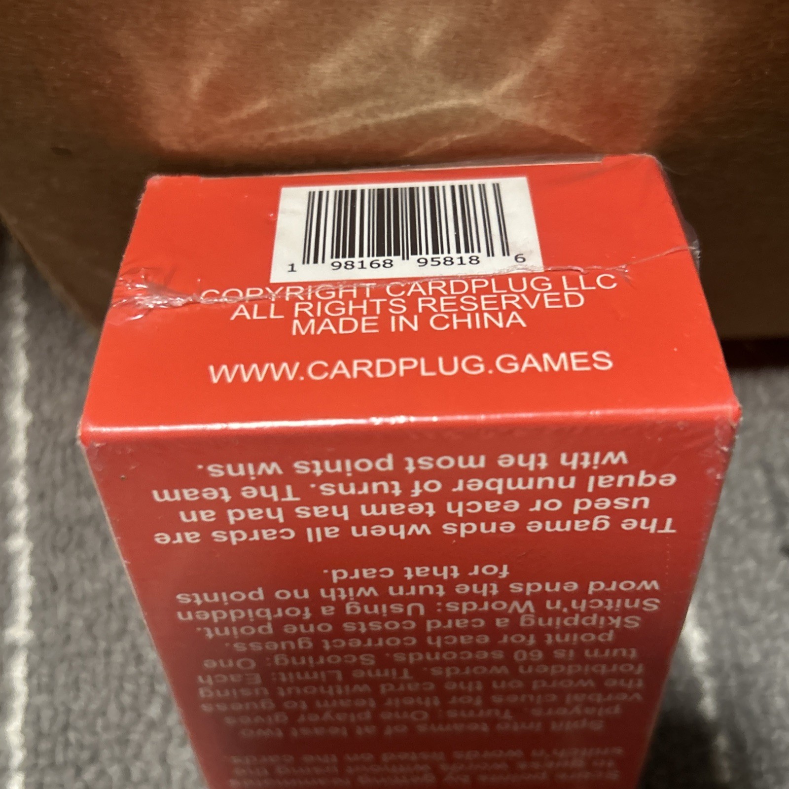 Card Plug Don’t Snitch Urban Word Challenge Game – Family Party – New Sealed