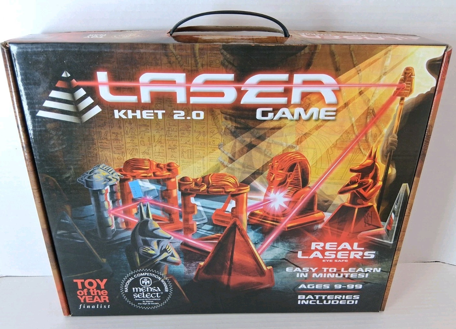 Laser Khet 2.0 Strategy Board Game Mensa Toy Of The Year Finalist TESTED WORKS!