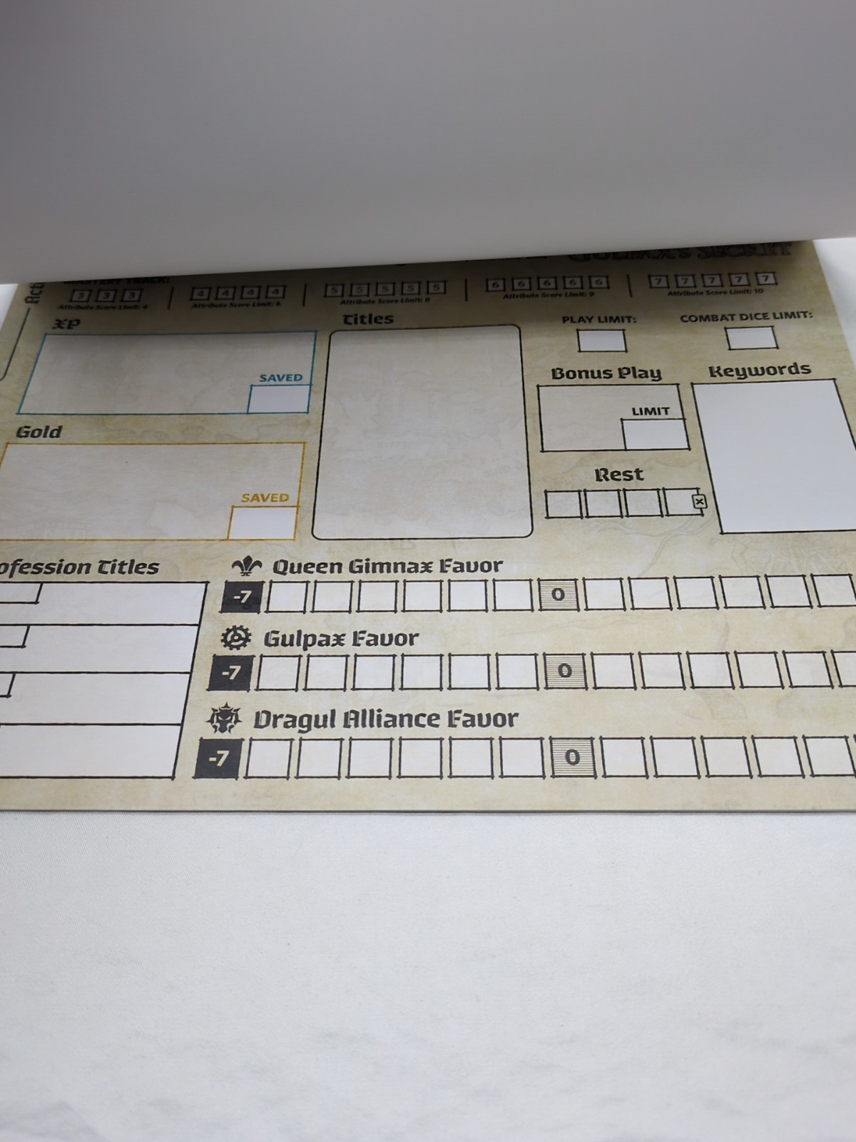 Roll Player Adventures Gulpax’s Secret Campaign Logs And Character Logs