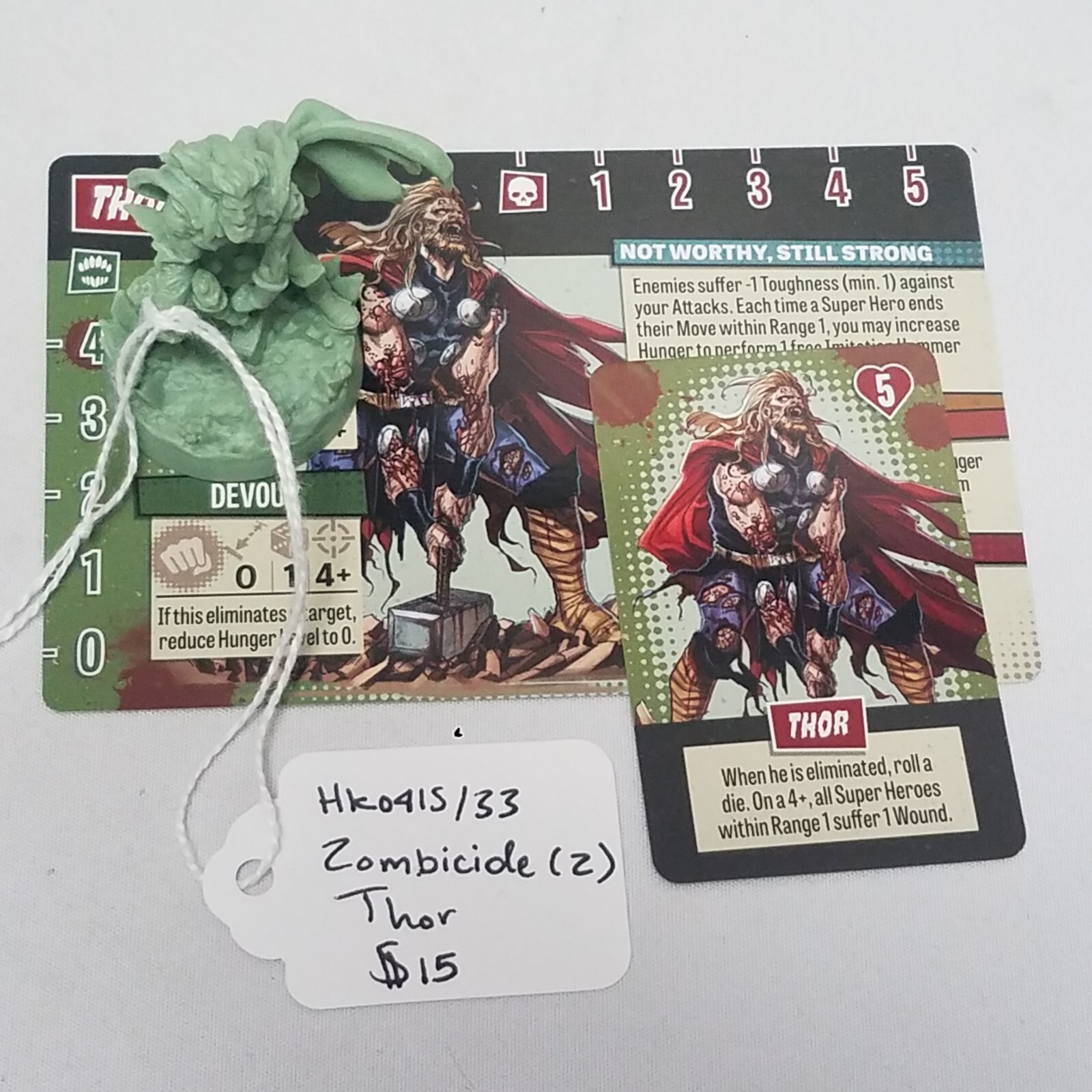Zombicide Marvel Zombies Thor (Z) Mini Kickstarter Exclusive HK0415/33