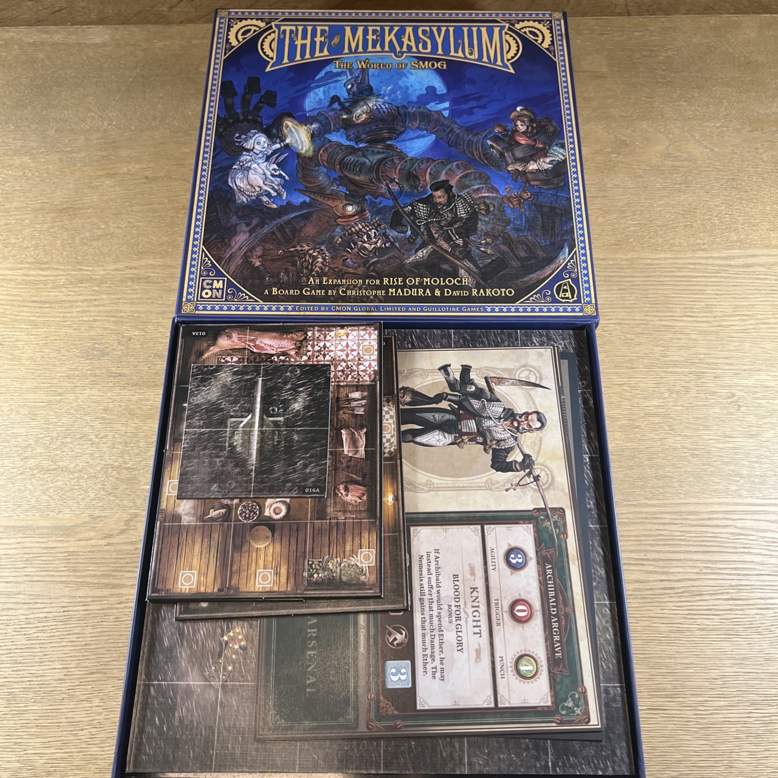 CMON The World of SMOG: Rise of Moloch – Huge KS Lot; great condition, extras