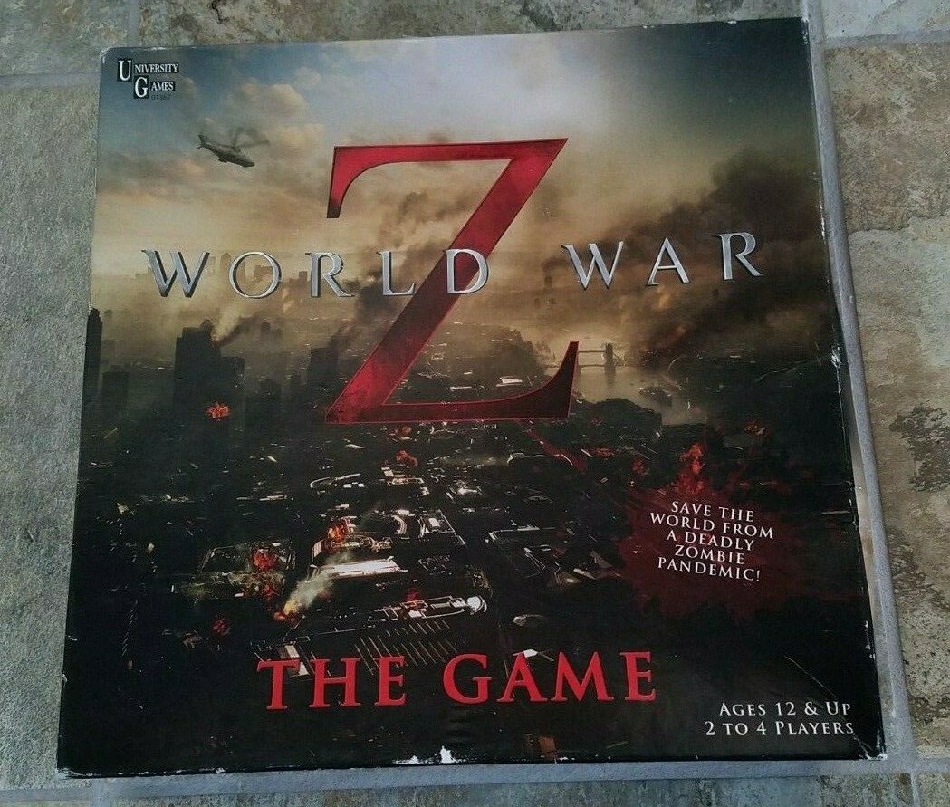 World War Z The Game Zombie Apocalypse Movie Board Game University Games NEW