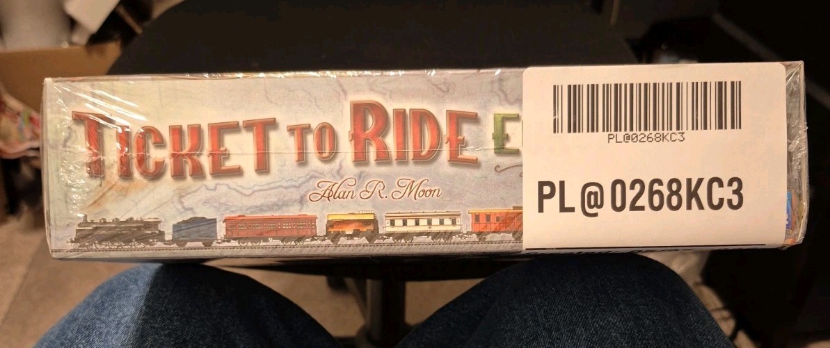 Ticket To Ride Europe Board Game Train Days Of Wonder – New in Box