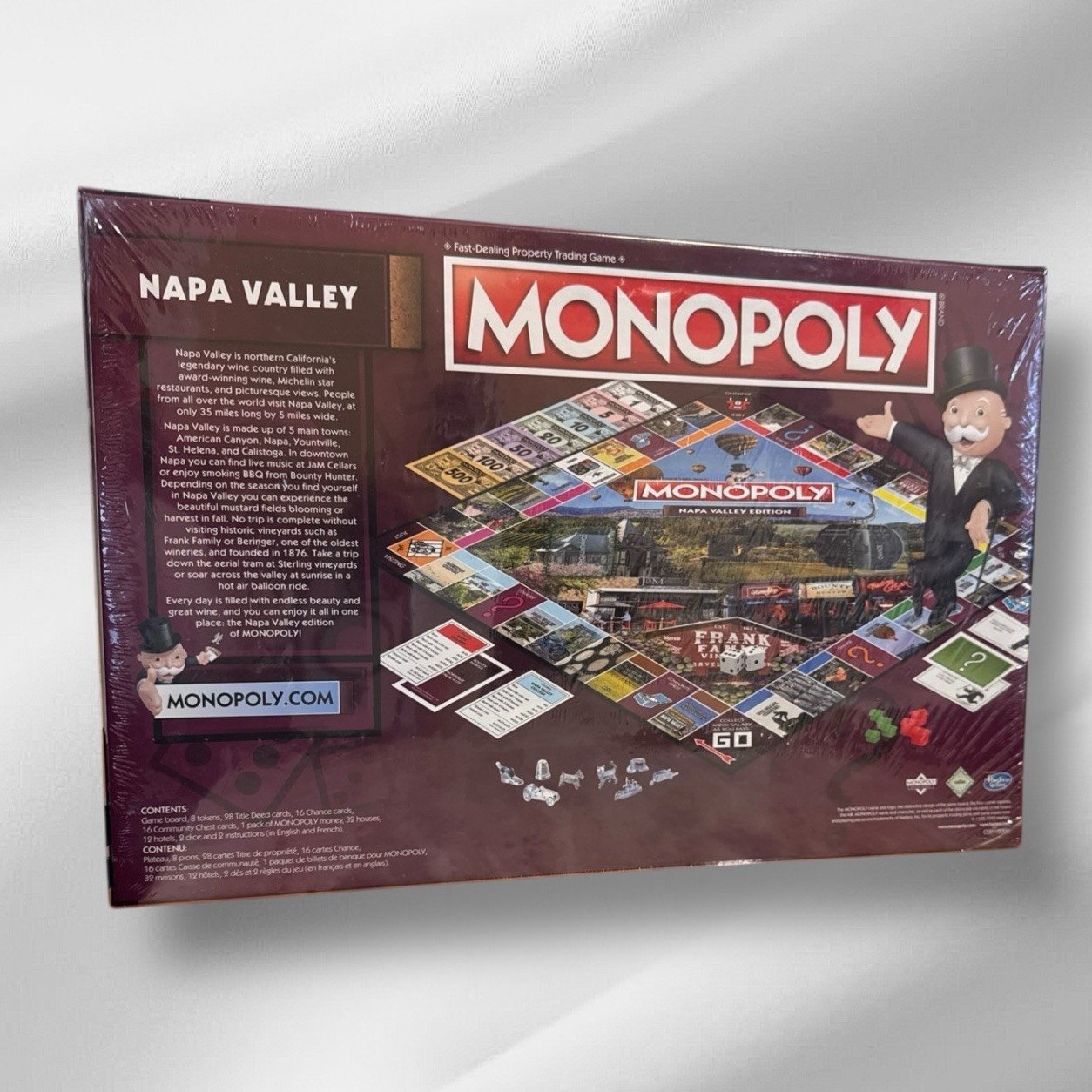 Napa Valley Edition Monopoly Board Game – New & Sealed