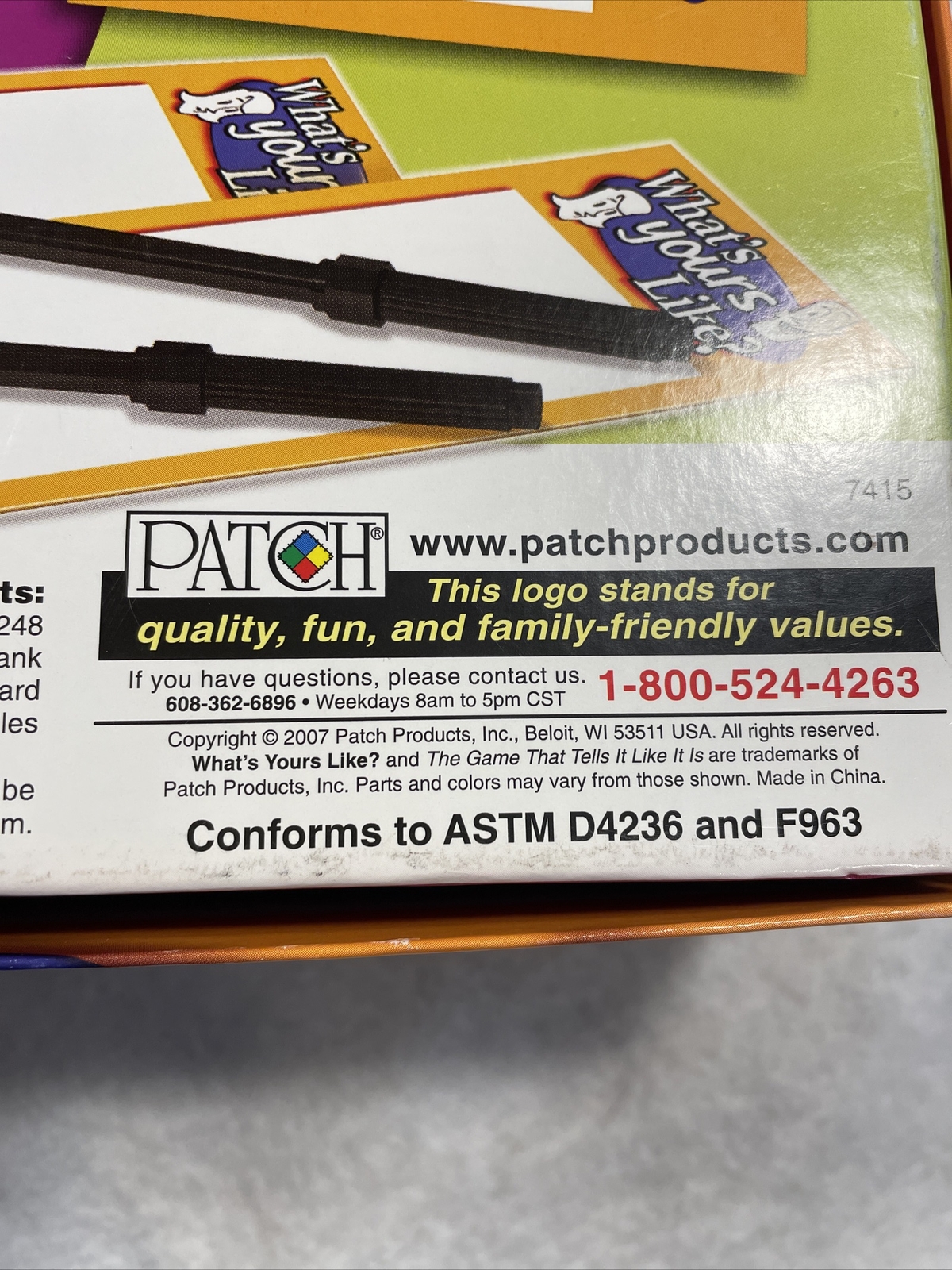 What’s Yours Like The Game That Tells It Like It Is 4+ Player Age 12+ Party Game