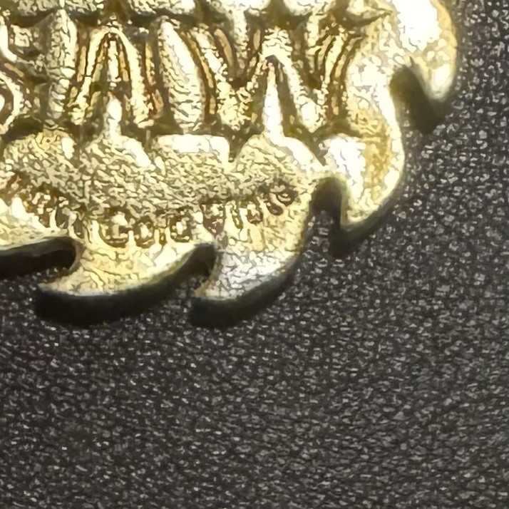 Buzz Saw 1st Edition Finger Slammer 14kt Gold Plated Pogs Milkcaps Rare Metal