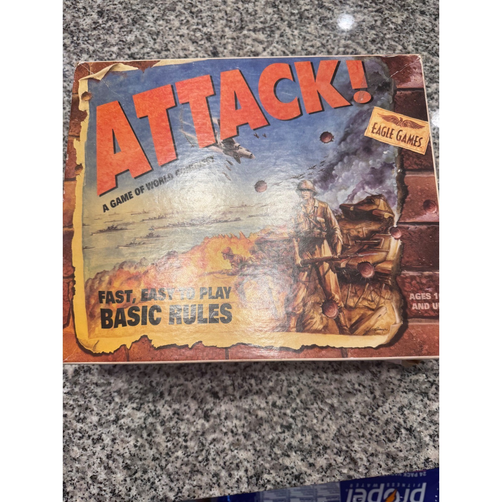 ATTACK! A Game of World Conquest Board Game Eagle Games Ages 10+
