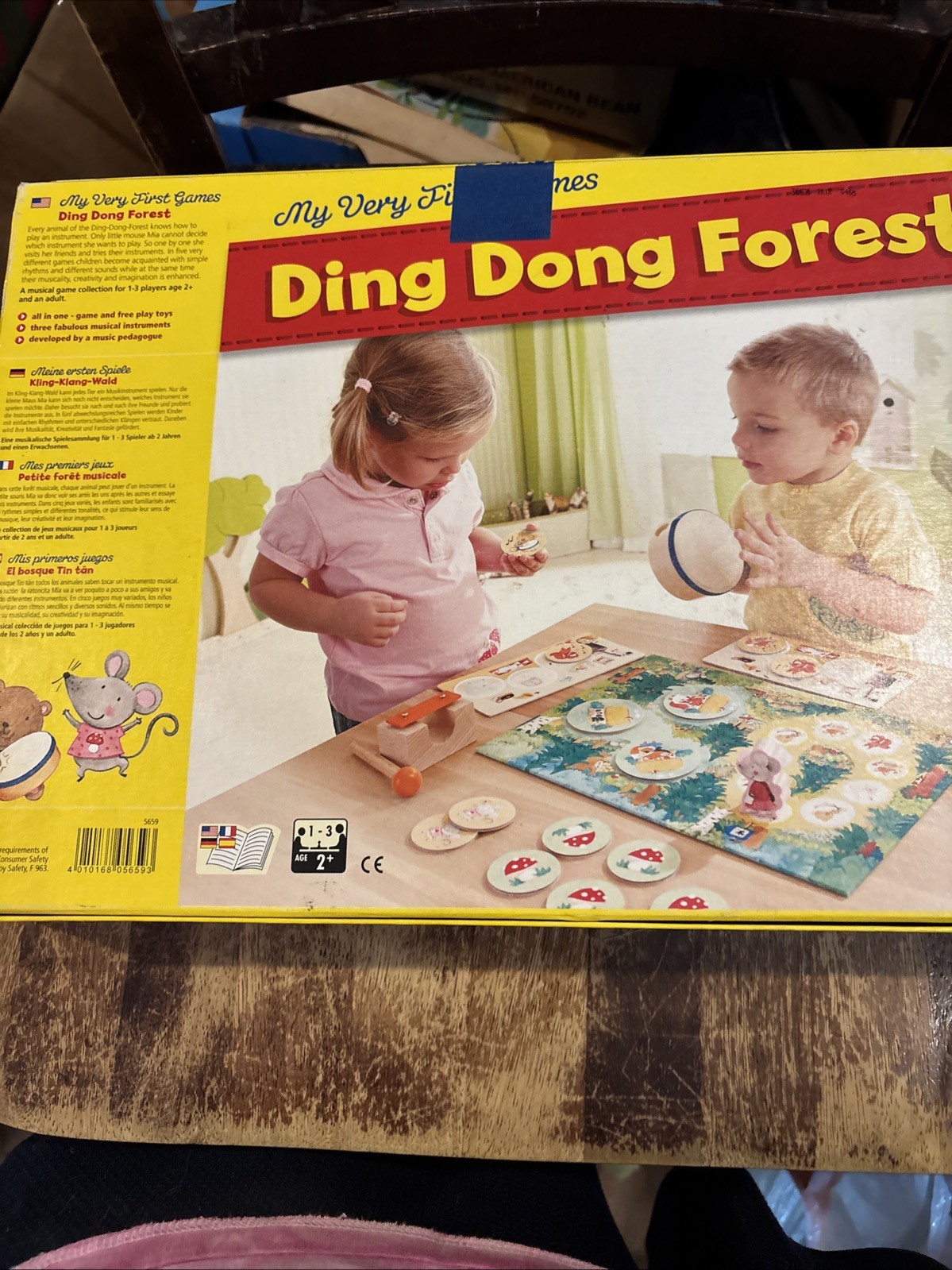Haba Ding Dong Forest Made In Germany Board Game Ages 2+ Complete Set