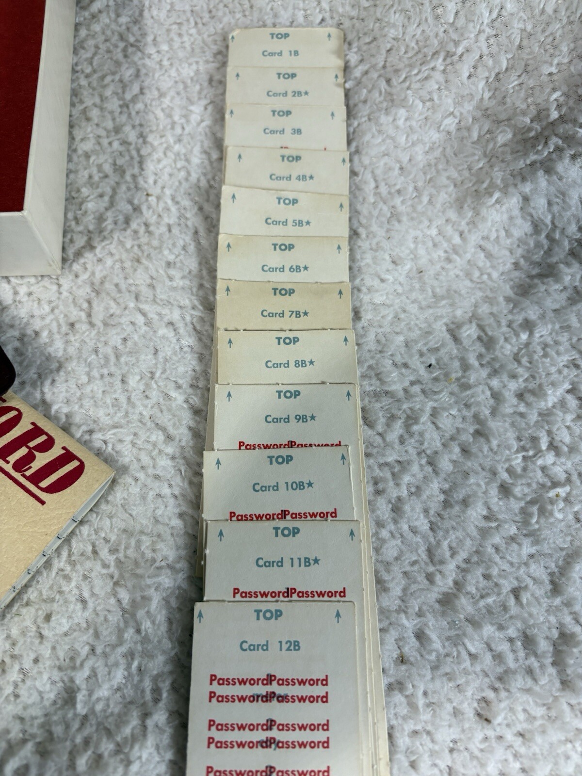 1962 Milton Bradley Password Game #4260 Complete Made In USA Vintage