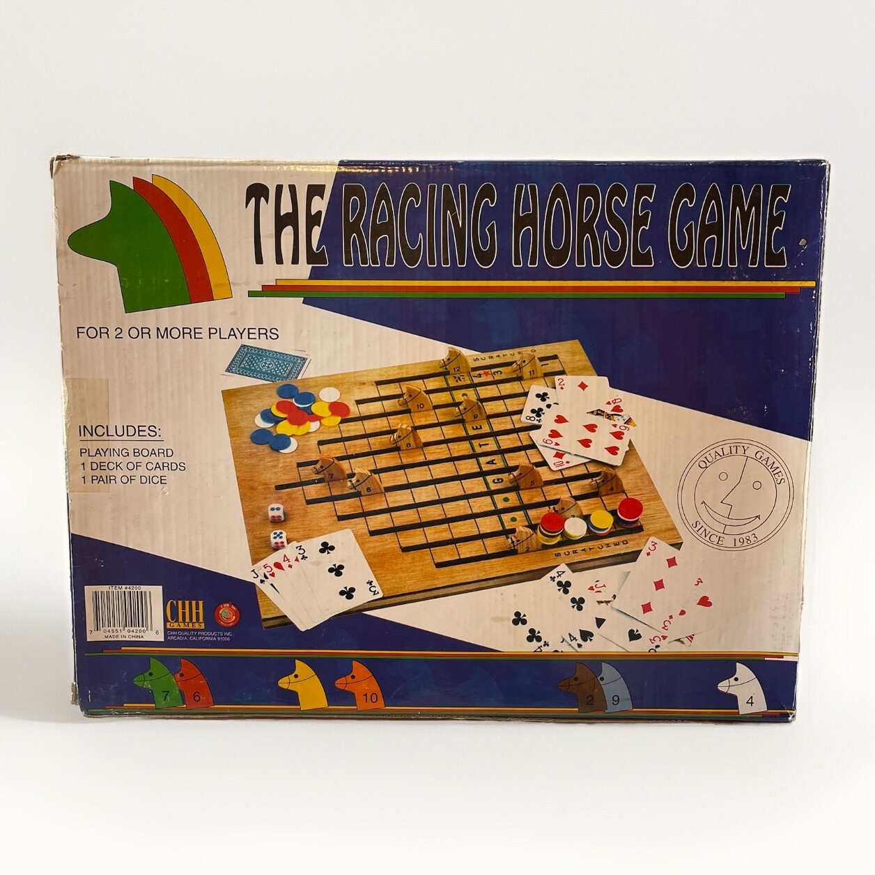The Racing Horse Game “A Fun Day At The Track” CHH Games CHH Quality Products