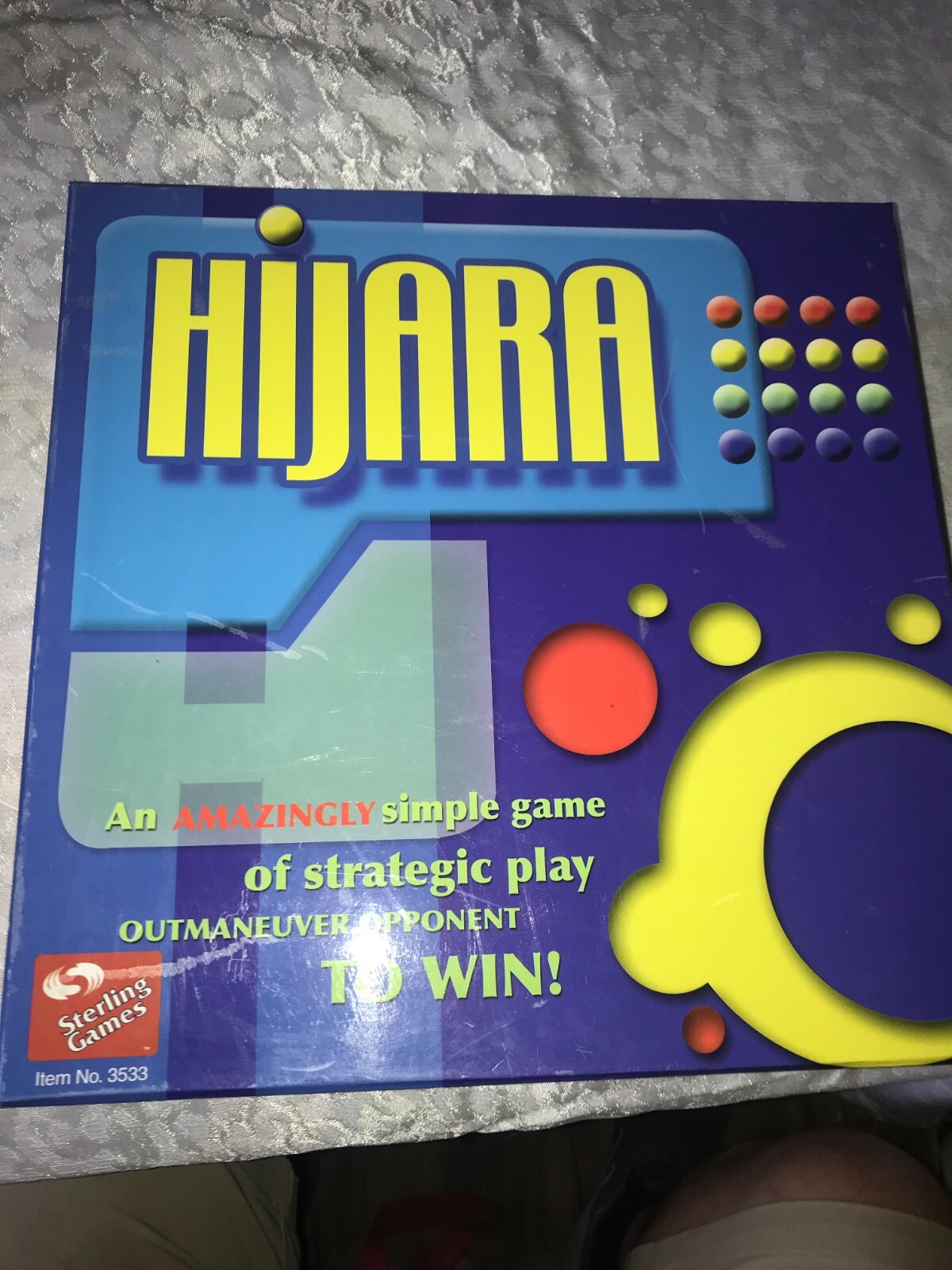 Rare 2003 STERLING Sunnywood 3533 Strategy BOARD GAME Glass Beads 100% COMPLETE
