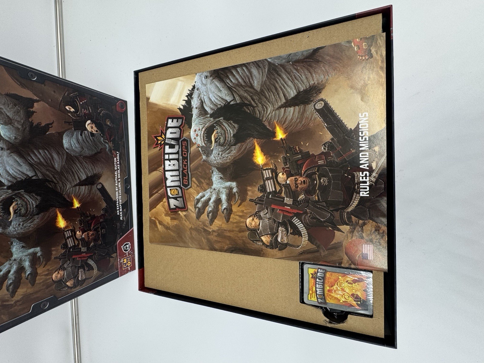 Zombicide Black Ops Board Game 100% Complete Unpunched NEW OPEN BOX