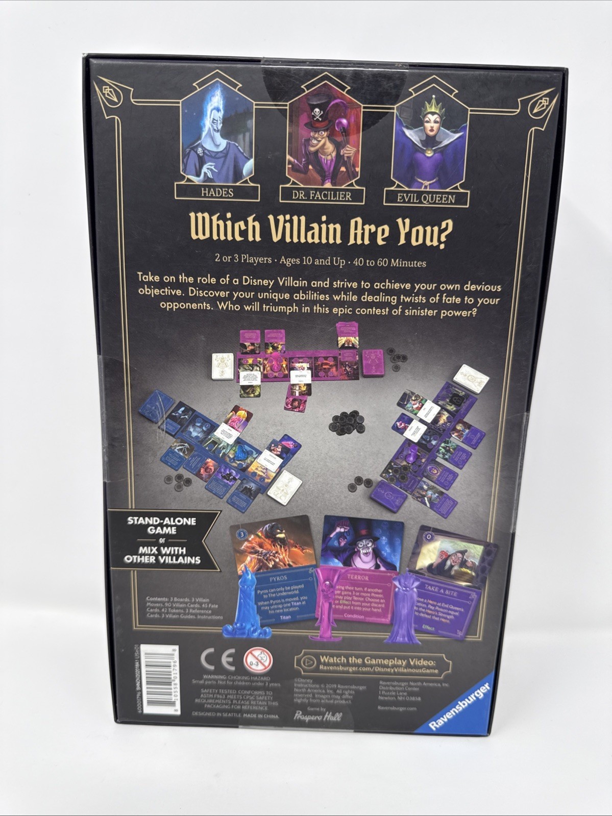 Disney Villainous Board Game Wicked to the Core – Purple Box New Unopened Sealed