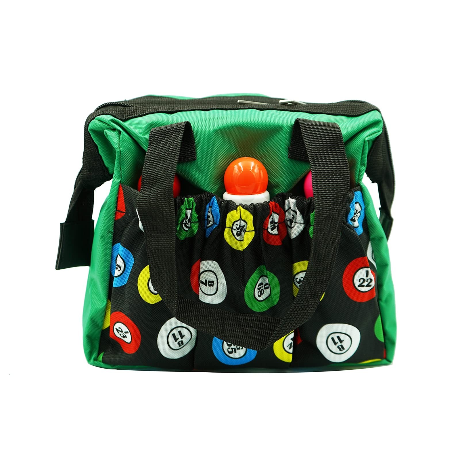Yuanhe Bingo Dauber Bags with 6 Pockets Green Tote Bag …