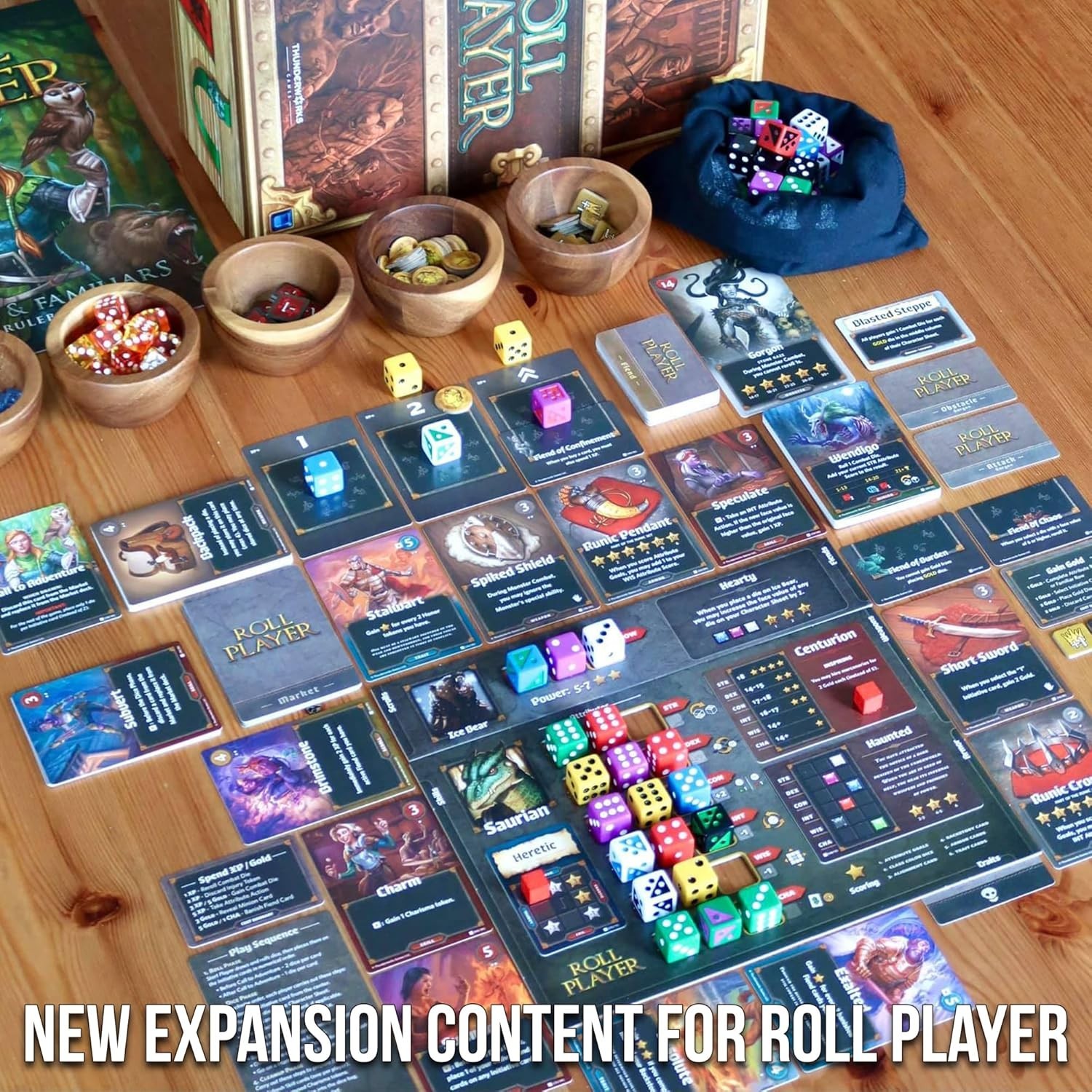 Roll Player Fiends & Familiars Big Box Edition Board Game Expansion 1-4P
