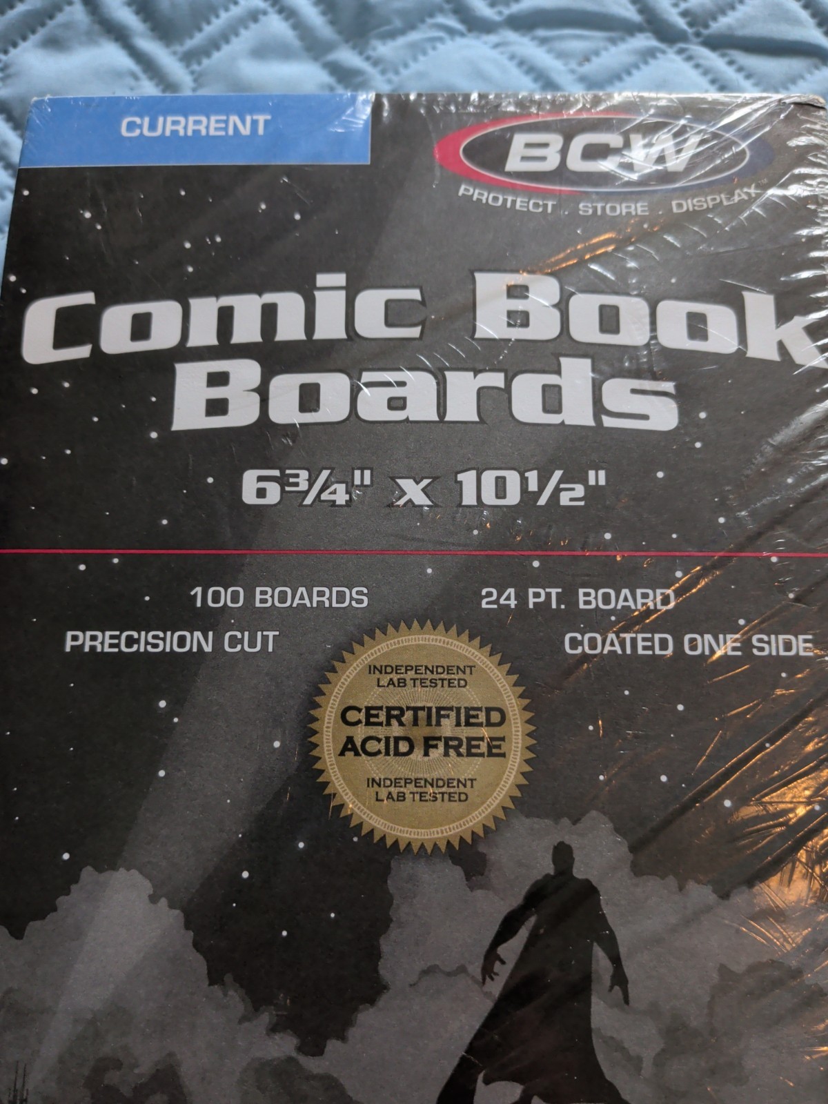 BCW Supplies – Current Size Comic Boards – BBCUR – 100 Boards – White SEALED