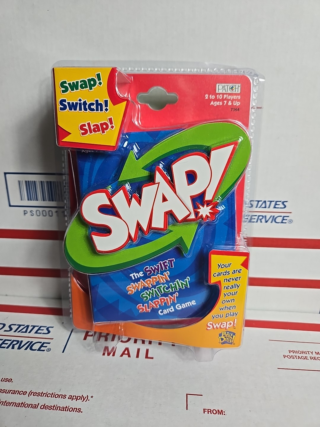 NEW SEALED SWAP! Switch! Slap! Card Game Patch Products Big Deal