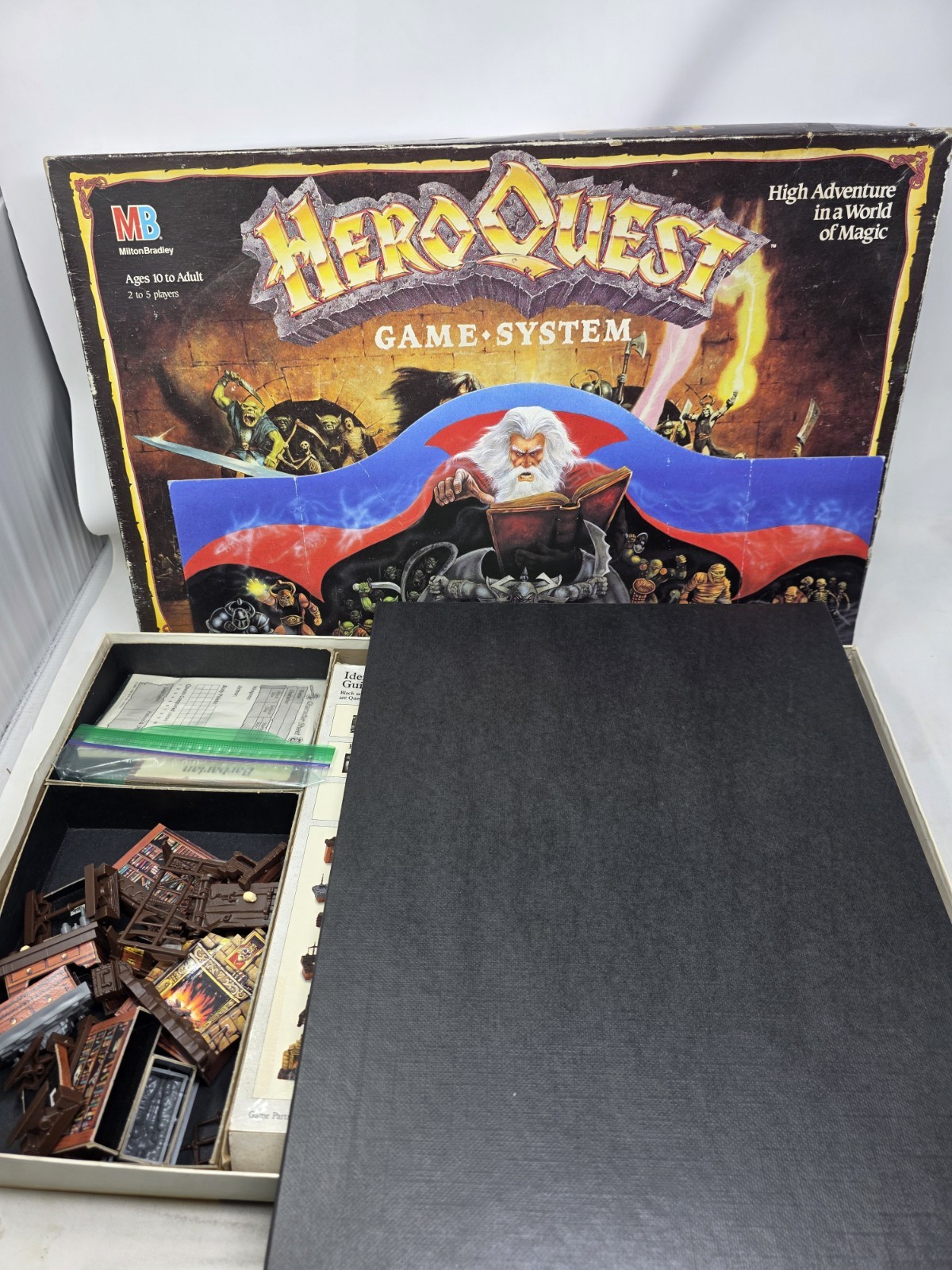 1989 Hero Quest Board Game HeroQuest Milton Bradley Good Condition