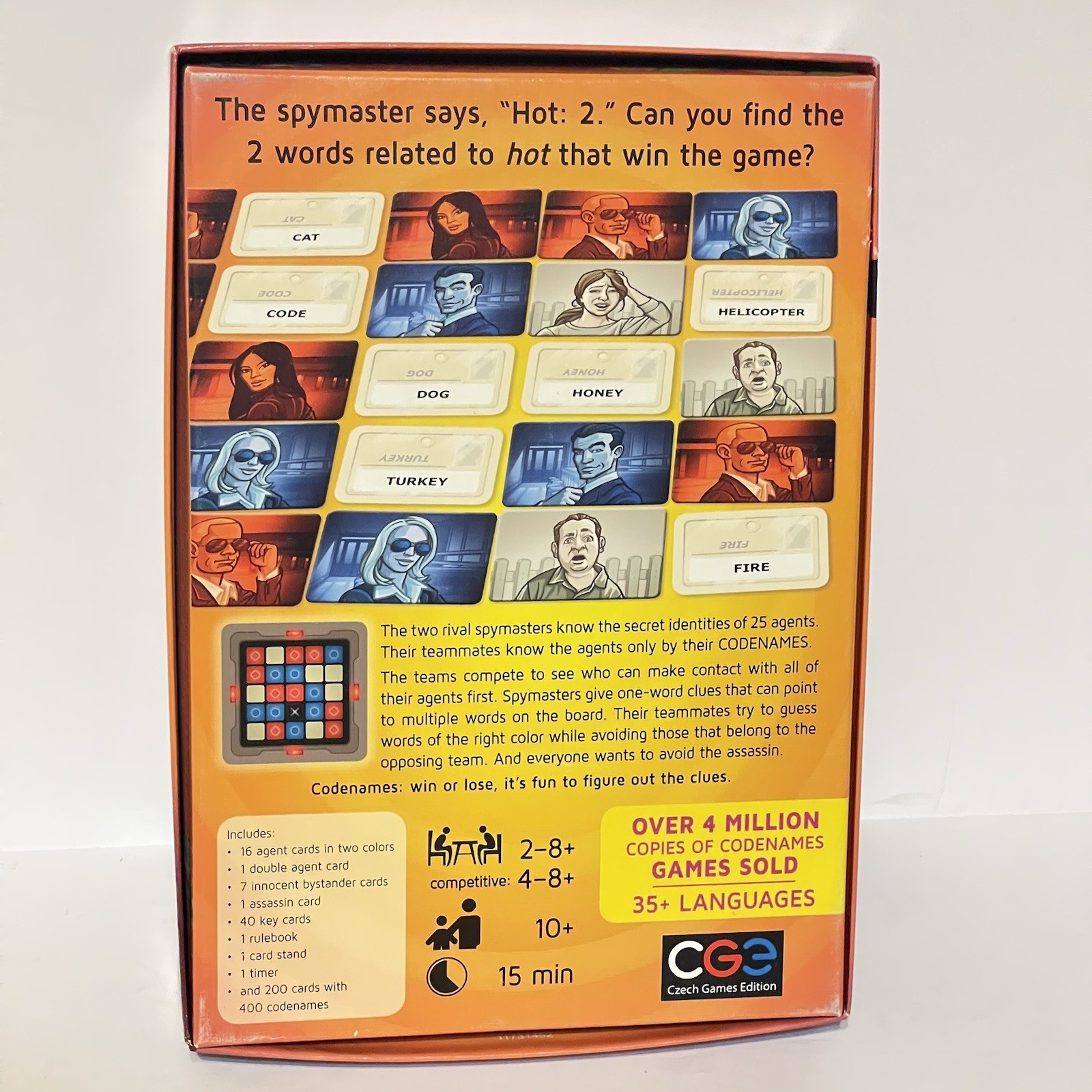 Codenames Czech Games Edition Party Group Word Game Night Fun! Complete